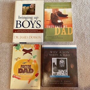 Lot 4 Fathers Parenting Boys Son Books Fathering Bringing up Dr James Dobson